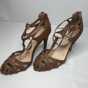 Qupid  Brown Stiletto Heel